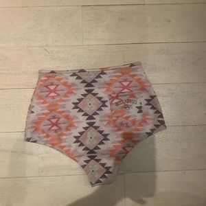 Billabong multicolored high waisted bottoms